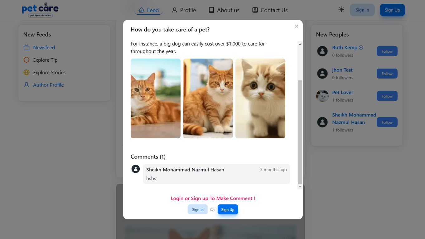 Pet Care Tips and Stories - Screenshot 2
