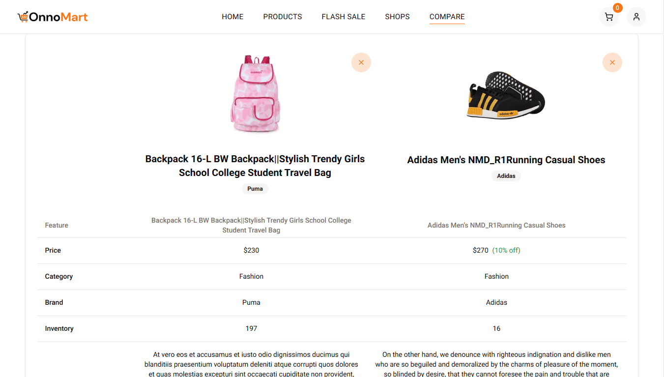 OnnoMart - E-Commerce Application - Screenshot 4